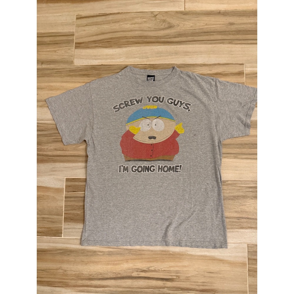 South Park Cartman Screw You‎ Guys Im Going Home Gray T-Shirt XL 2011 Fifth Sun